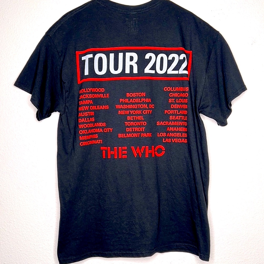 The WHO Tour shirt
